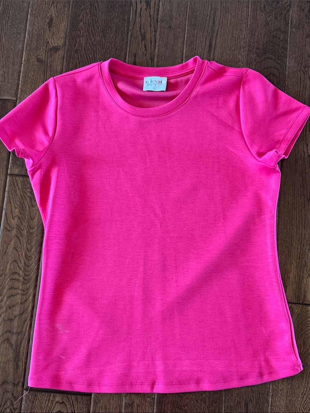 Hot Pink Short Sleeve Crew Tee